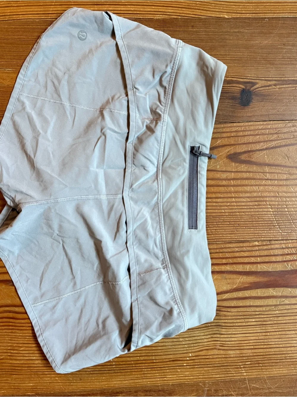 lululemon athletica Women's Light Gray Running Shorts